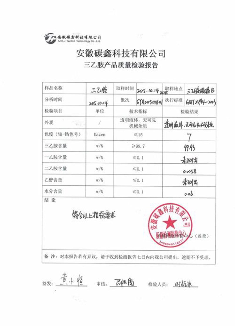 三乙胺价格